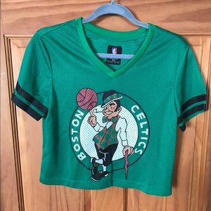 Boston Celtics cropped jersey